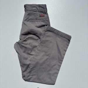 Dickies grey straight leg trousers